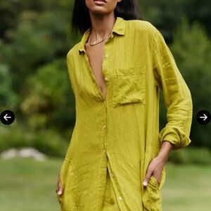 EUC Linen shirt dress by Velvet & Graham and Spencer size M